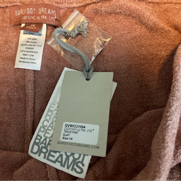 NWT Barefoot Dreams Cozychic Ultra Lite Track Pants - Picture 6 of 8